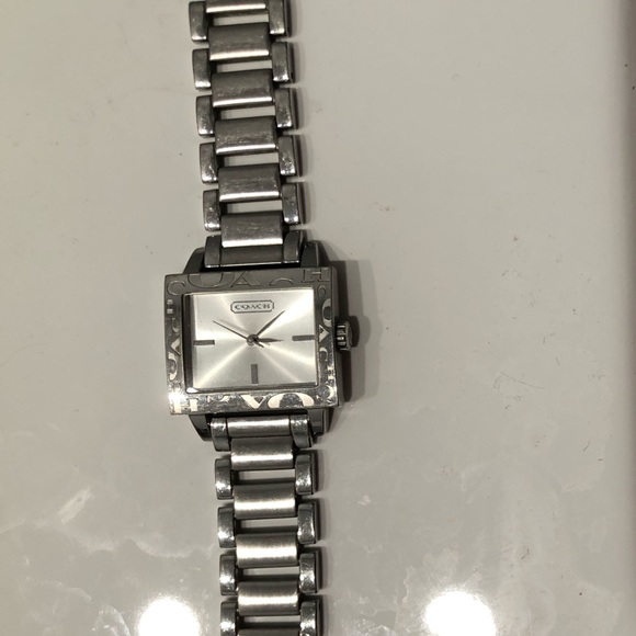 Rectangle Stainless Coach Watch - Picture 2 of 4